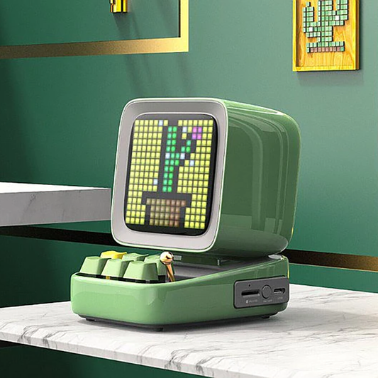 Retro Pixel Art Game & Bluetooth Speaker
